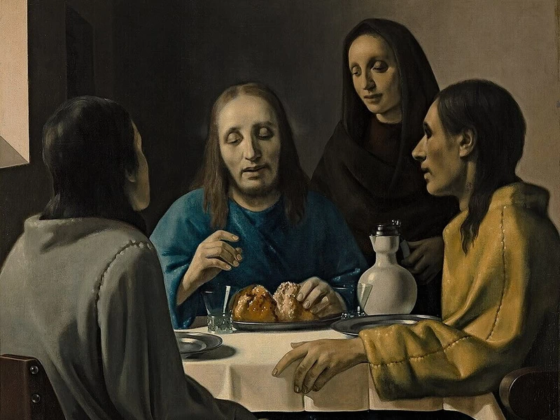 1889-Han van Meegeren - Ceena in Emmaus (1937) -Museo Boijmans Van Beuningen, Rotterdam
